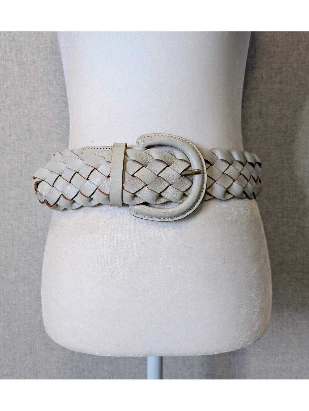 Banana Republic leather woven braided wide belt - Size XS
